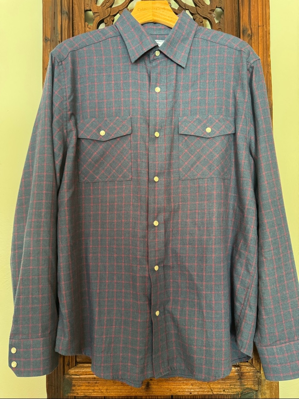 Southern Tide Pearl Snap Flannel